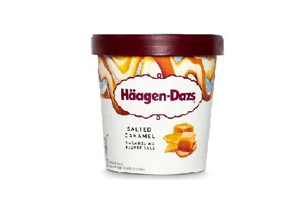 Crèmes glacées Haägen Dazs Caramel au Beurre salé