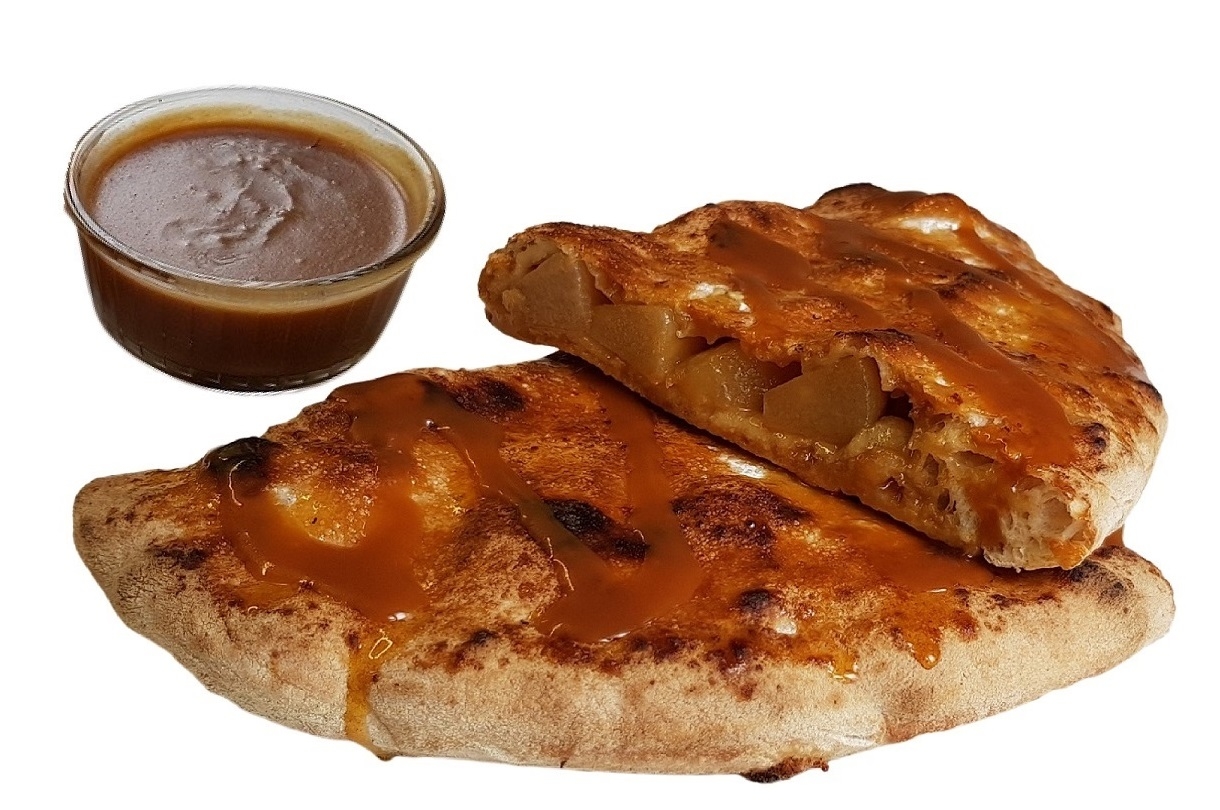 Pizza pommes caramel